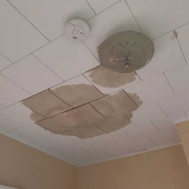 Ceiling Water Damage Repair in Leavenworth, KS